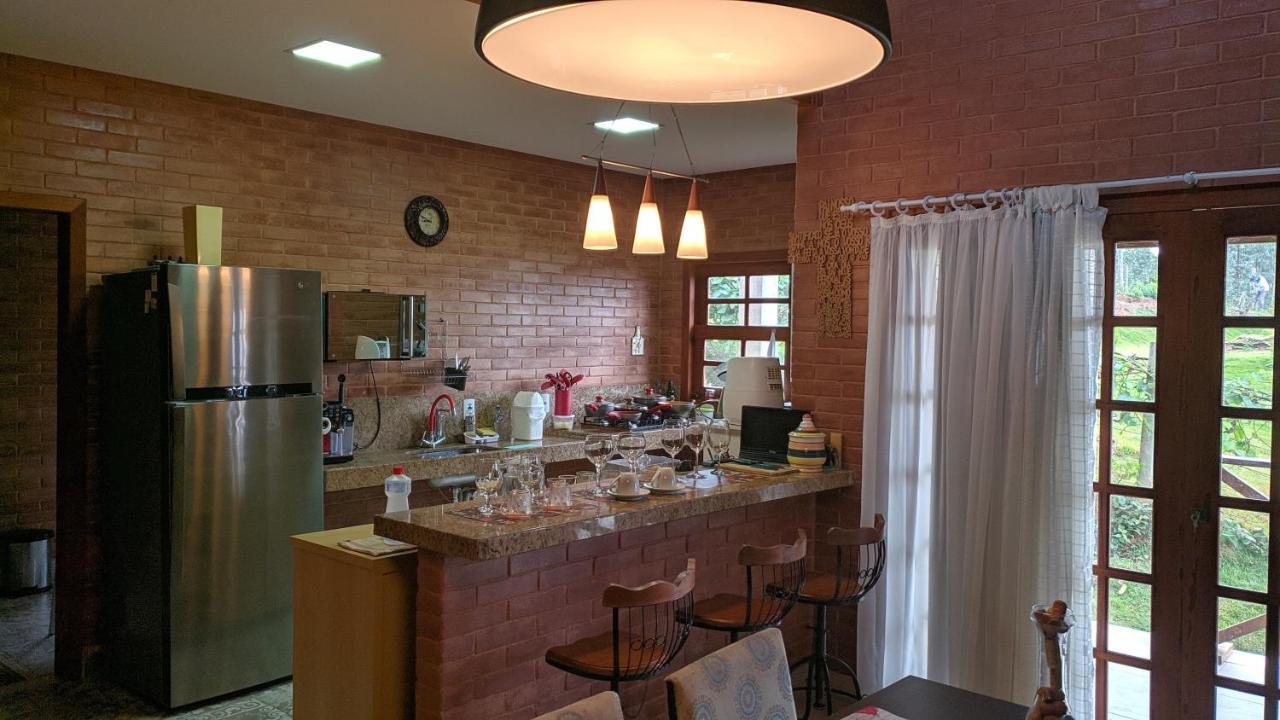Villa Casa ao lado da cervejaria Três Santas com piscina à Santa Teresa  Extérieur photo